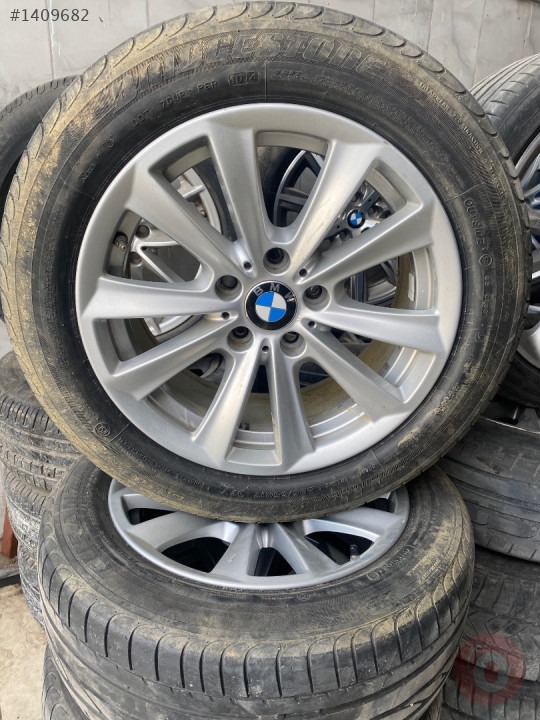 BMW F10 E60 ÇIKMA ORJİNAL 17 JANT LASTİK KAYNAKSIZ TERTEMİZ Çıkma Yedek