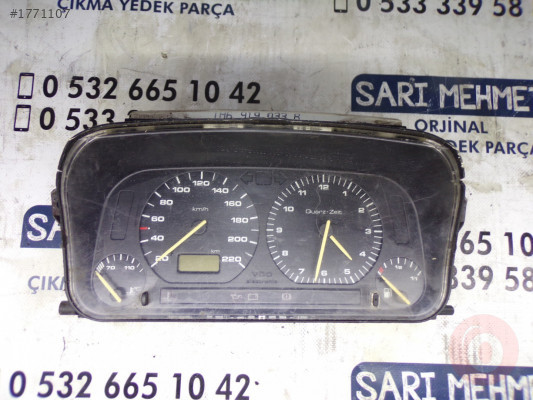 VW GOLF 3 1992 1995 ÇIKMA KM HIZ GÖSTERGE SAATİ 88311188 1 Çıkma