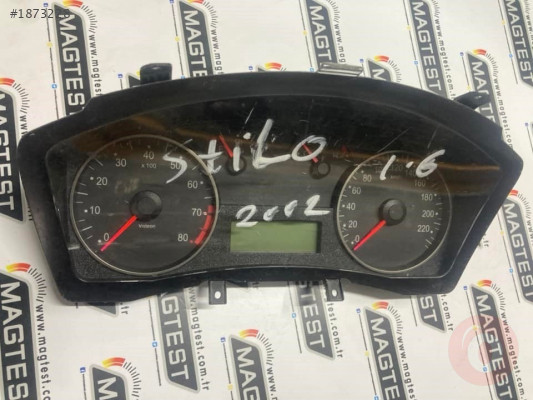 Fiat Stilo Km Gösterge Saati 46750595 1FCF 10849 AE3 Çıkma Yedek Parça