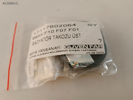 BMW F10 F07 F01 RADYATÖR TAKOZU ÜST 17117602064 SY Çıkma Yedek Parça