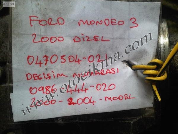 ECE OPEL FORD MONDEO PAZOT POMPASI