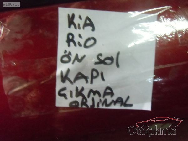 KİA RİO SOL ÖN KAPI ORJİNAL ÇIKMA TEMİZ ÜRÜN