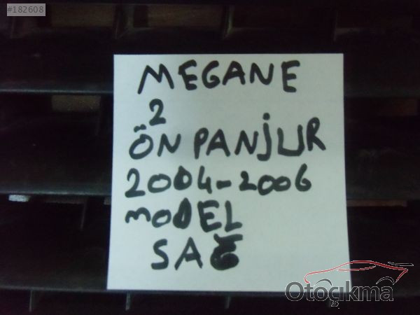 MEGANE 2 ÖN PANJUR 2004-2006 MODEL ORJİNAL ÇIKMA