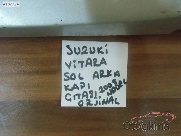 SUZUKİ VİTARA SOL ARKA KAPI ÇITASI ORJİNAL ÇIKMA TEMİZ
