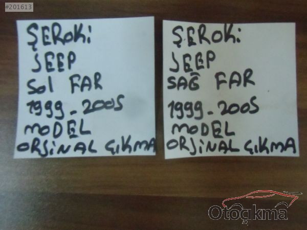 CHEROKE JEEP SAĞ FAR , CHEROKEE JEEP SOL FAR ORJİNA 1999-200