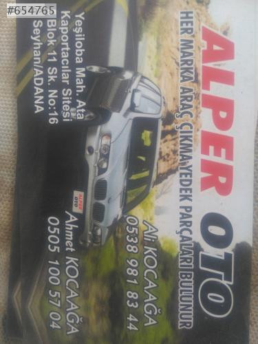 Oto cıkma yedek parca