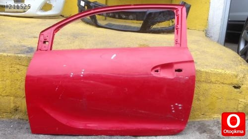 Opel Adam sol ön kapı kırmızı renk çıkma orjinal