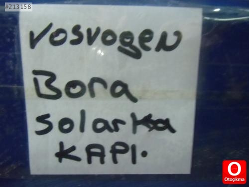 VOLKSWAGEN BORA SOL ARKA KAPI ORJİNAL ÇIKMA 1998-2004 MODEL