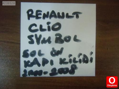 RENAULT CLİO SYMBOL SOL ÖN  KAPI KİLİDİ 2002-2008 MODEL ORJİ