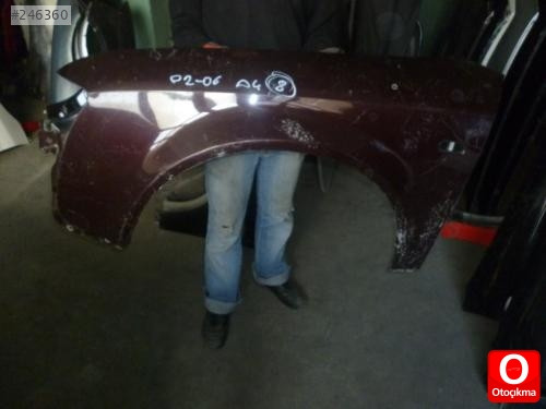 2002-2005 A4 SOL ÖN ÇAMURLUK AUDİ ORJİNAL ÇIKMA PARÇA