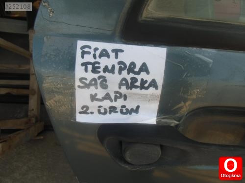 FİAT TEMPRA SAĞ ARKA KAPI ORJİNAL ÇIKMA 2ÜRÜN TEMİZ