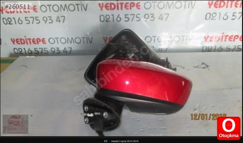 Mazda çıkma yedek parça MAZDA 3 AYNA