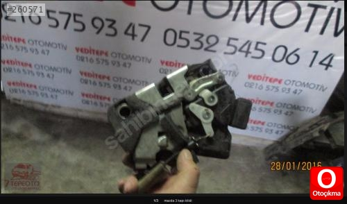 Mazda çıkma yedek parça MAZDA 3 KAPI KİLİDİ