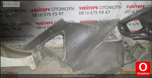 MAZDA 3 ARKA ÇAMURLUK SOL HB 
