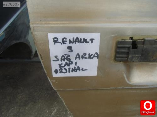 RENAULT 9 SAĞ ARKA KAPI ORJİNAL ÇIKMA TEMİZ