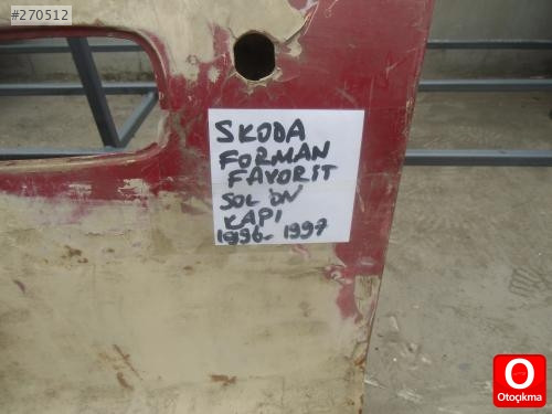 SKODA FORMAN SOL ÖN KAPI 1993-1998 MODEL ORJİNAL ÇIKMA