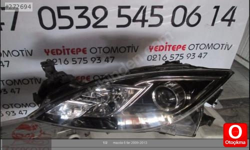 mazda çıkma yedek parça mazda 6 sol far