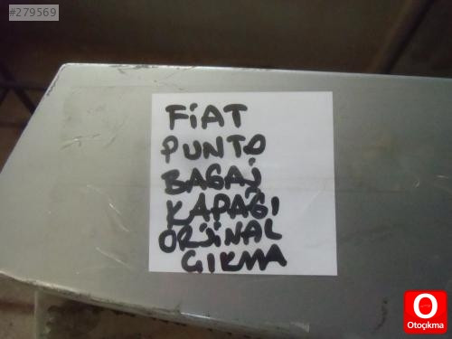 FİAT PUNTO BAGAJ KAPAĞI ORJİNAL ÇIKMA TEMİZ ÜRÜN