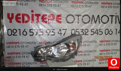 subaru çıkma yedek parça xv sol far