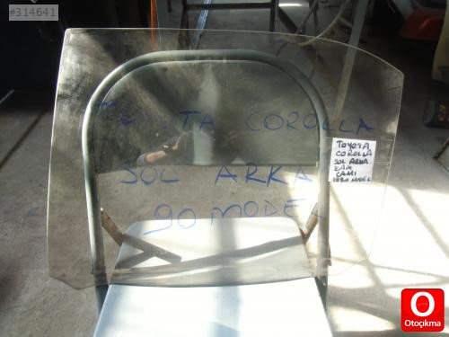 TOYOTA COROLLA SOL ARKA KAPI CAMI ORJİNAL ADANA ÇIKMA PARÇA