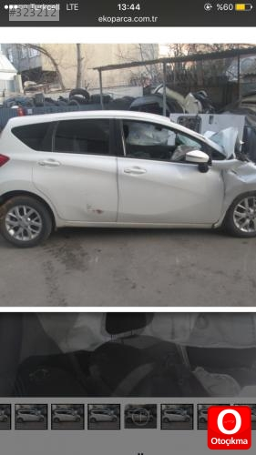 Nissan Note sağ ön kapı çıkma sökme beyaz Yeni kasa 2014 17
