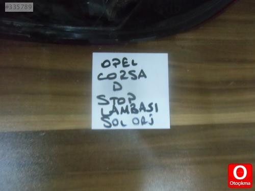 OPEL CORSA D STOP LAMBASI SOL 2007-2013 MODEL ORJİNAL