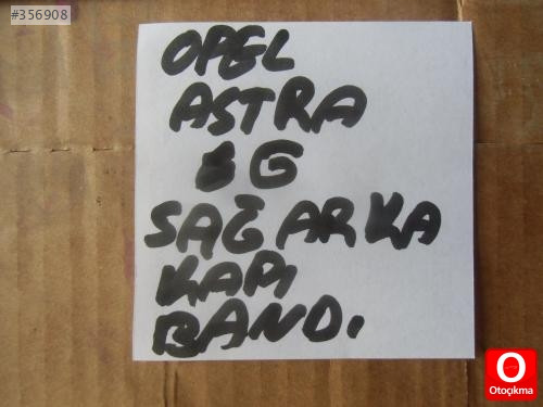 OPEL ASTRA G SOL ARKA KAPI BANDI ORJİNAIL CIKMA
