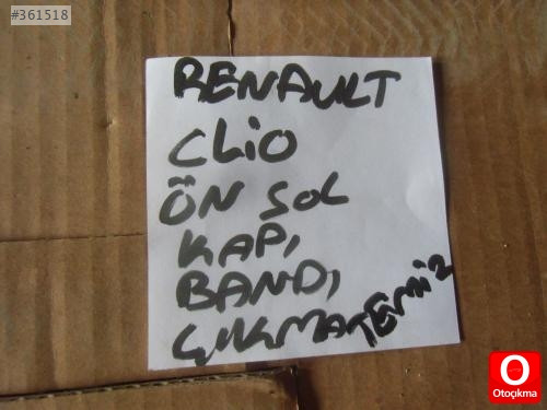 RENAULT CLİO ÖN SOL KAPI BANDI CIKMA ORJİNAL