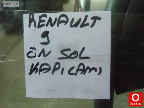 RENAULT 9 ÖN SOL KAPI CAMI ORJİNAL CIKMA