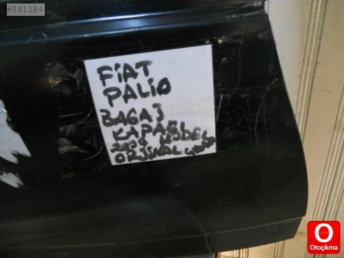 FİAT PALİO BAGAJ KAPAĞI 2007 MODEL ORJİNAL SIFIR