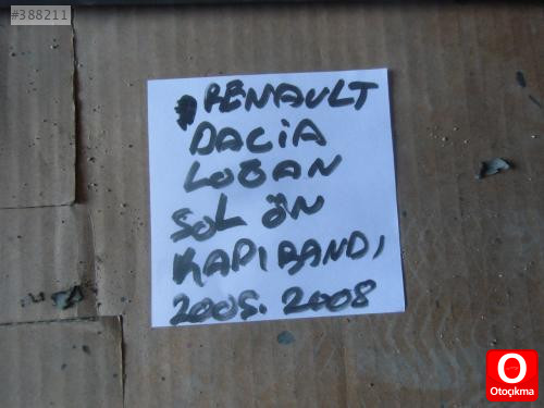 DACİA LOGAN SOL ÖN KAPI ÇITASI 2005-2008
