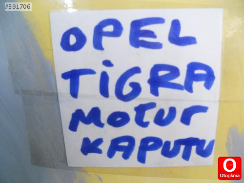 OPEL TİGRA MOTOR KAPUTU ORİJİNAL ÇIKMA 1995-2001 MODEL