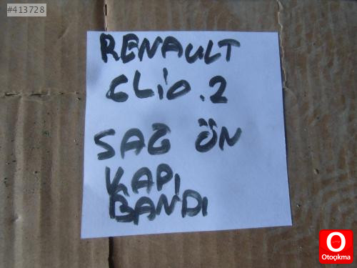 RENAULT CLİO SAĞ ÖN KAPI ÇITASI 2002-2008 MODEL