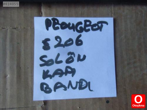 PEUGEOT 206 SOL ÖN KAPI ÇITASI