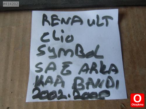 RENAULT CLİO SYMBOL SAĞ ARKA KAPI BANDI 2002-2008 MODEL