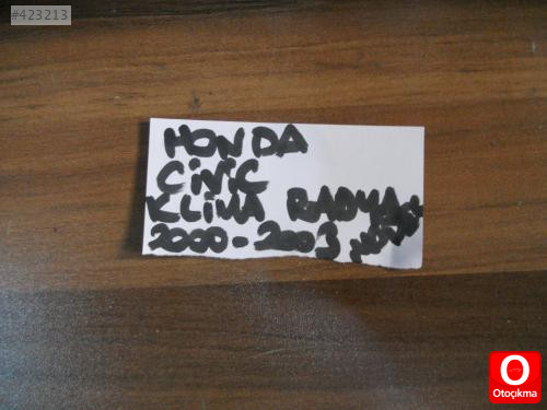 HONDA CİVİC KLİMA RADYATÖRÜ 2000-2003 MODEL ORJİNAL ÇIKMA