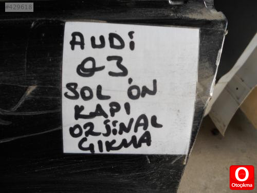 AUDİ Q3 SOL ÖN KAPI ORJİNAL ÇIKMA TEMİZ ÜRÜN