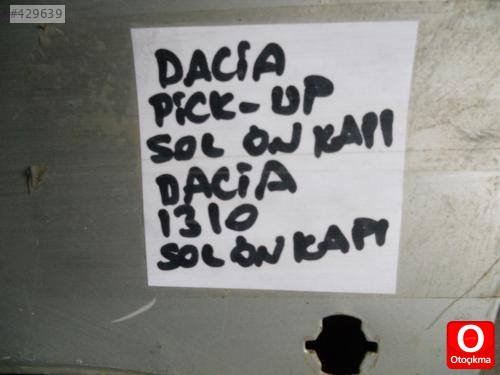 DACİA PİCK UP SOL ÖN KAPI ORJİNAL ÇIKMA