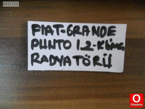 FİAT GRANDE PUNTO KLİMA RADYATÖRÜ ORJİNAL ÇIKMA