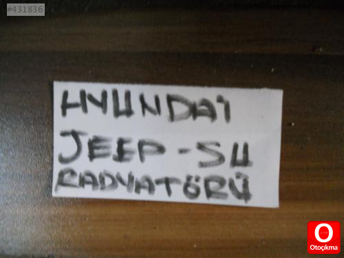 HYUNDAİ TUCSON SU RADYATÖRÜ ORJİNAL ÇIKMA