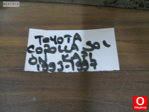 TOYOTA COROLLA SOL ÖN KAPI CAMI 1993-1998 MODEL