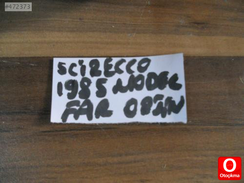 VOLKSWAGEN SCİROCCO FAR 1985 MODEL ORJİNAL