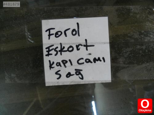 FORD ESCORT SAĞ ÖN KAPI CAMI ORJİNAL 1990-1998