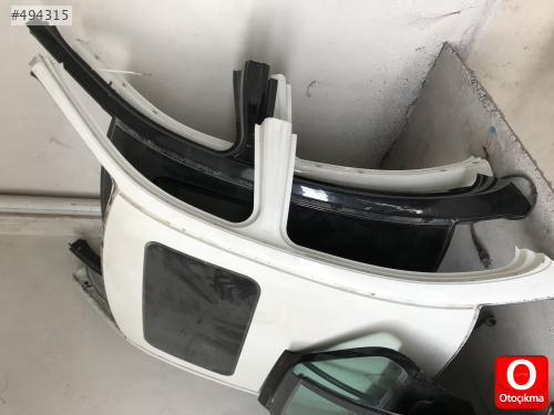 BMW F10 520 525 ÇIKMA ORJİNAL KESME TAVAN BEYAZ SİYAH