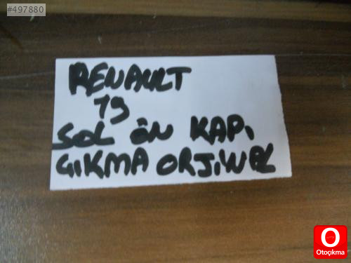 RENAULT 19 SOL ÖN KAPI ORJİNAL ÇIKMA HATASIZ