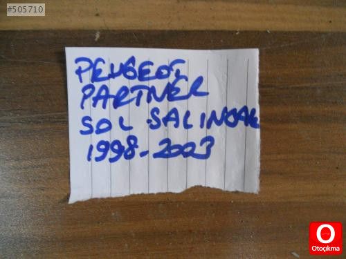 PEUGEOT PARTNER SOL SALINCAK 1998-2002 MODEL