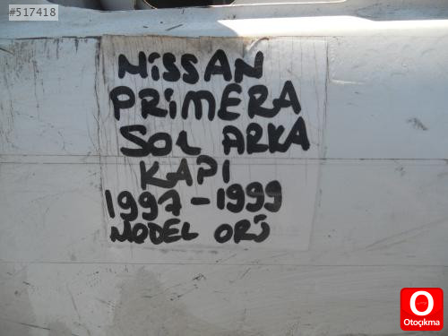 NİSSAN PRİMERA SOL ARKA KAPI 1997-2000 MODEL