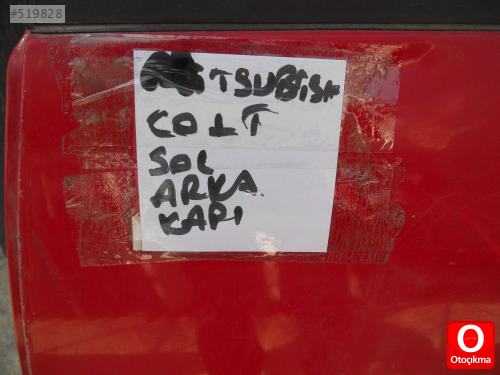MİTSUBİSHİ COLT SOL ARKA KAPI ORJİNAL ÇIKMA 3