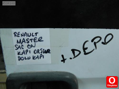 RENAULT MASTER SAĞ ÖN KAPI DOLU ORJİNAL 1998-2008 MODEL