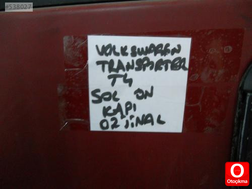 VOLKSWAGEN TRANSPORTER SOL ÖN KAPI KOLU ORJİNAL